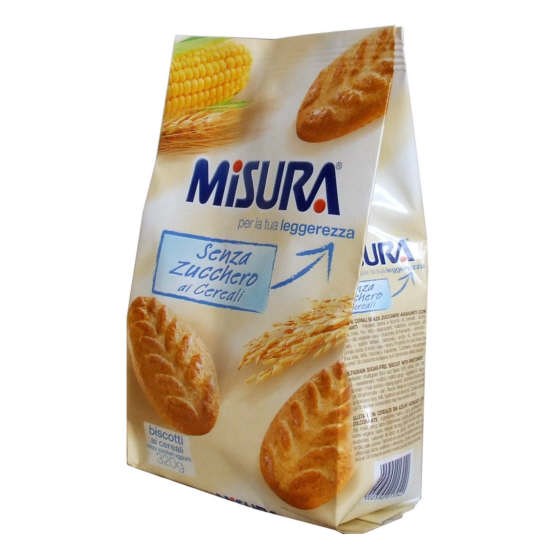 Biscotti ai Cereali Senza Zucchero Misura 320 g - Supermercato Punto